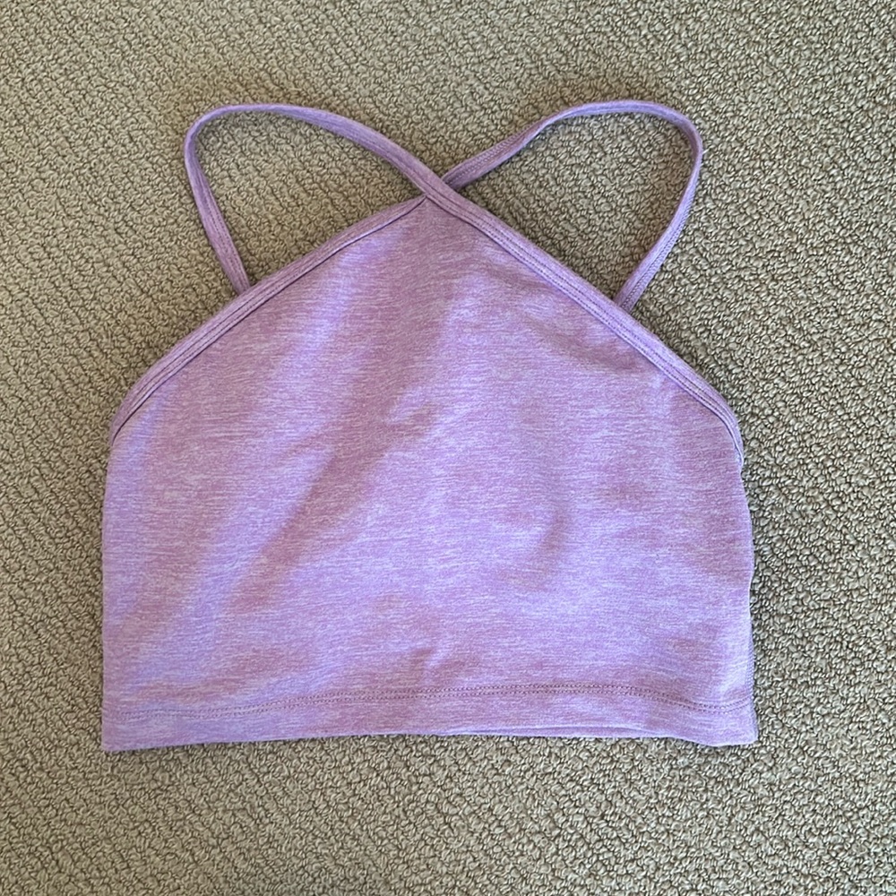 aerie purple crisscross tank